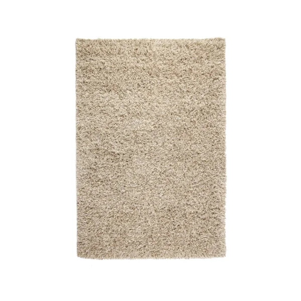 Kateha Shaggy vloerkleed white/beige, 170x240 cm