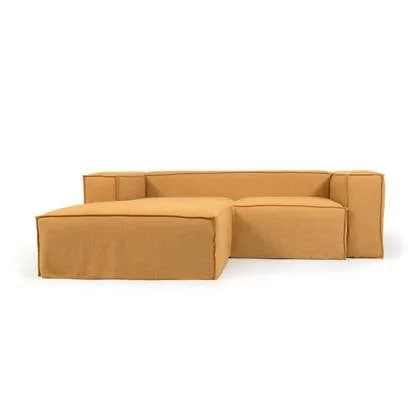 Kave Home - 2-zitsbank Blok met linker chaise longue en afneembare