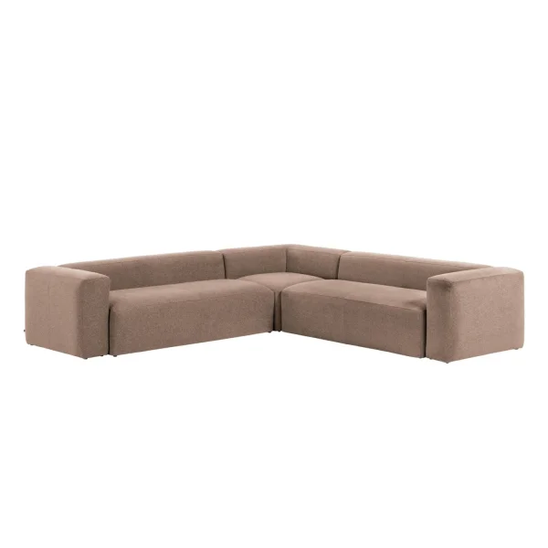 Kave Home 6-zits Hoekbank Blok - Beige