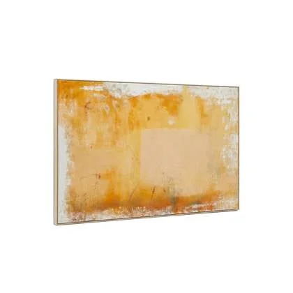 Kave Home - Abstract schilderij Selnar geel 200 x 120 cm