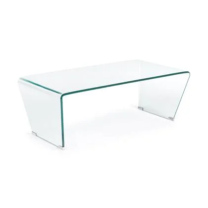 Kave Home - Burano glazen salontafel 120 x 60 cm