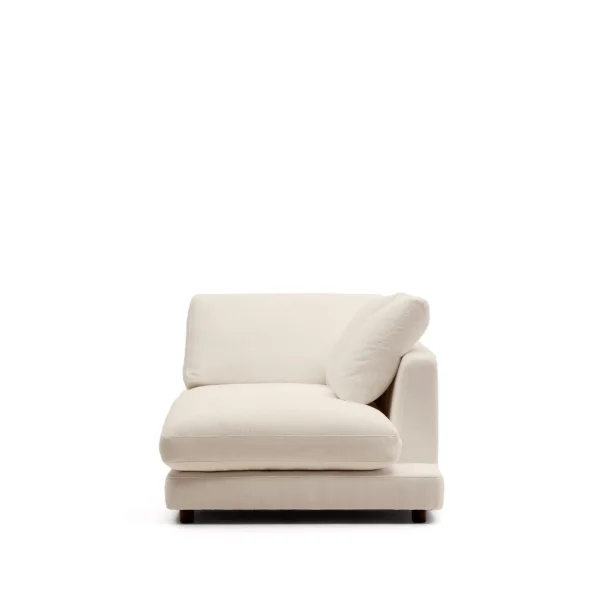 Kave Home Chaise Longue Gala Chenille, Rechts