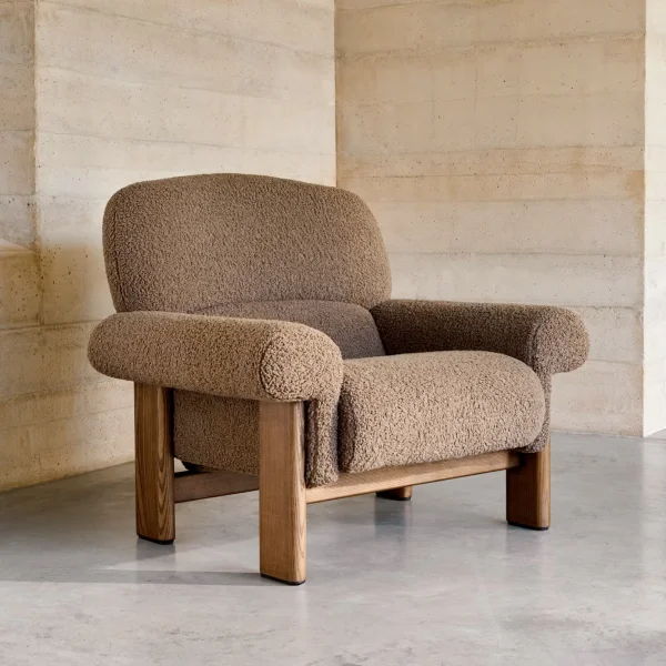 Kave Home Fauteuil Cabana Bouclé - Taupe