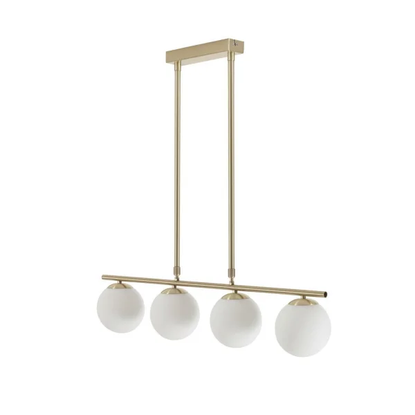 Kave Home Hanglamp Mahala 4-lamps - Goud