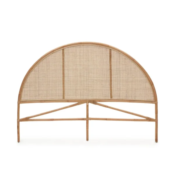 Kave Home Hoofdbord Quiterie Rotan, 168 x 120cm