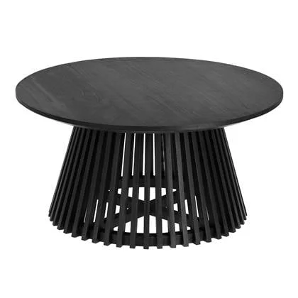 Kave Home Jeanette Salontafel Ø 80 cm - Zwart