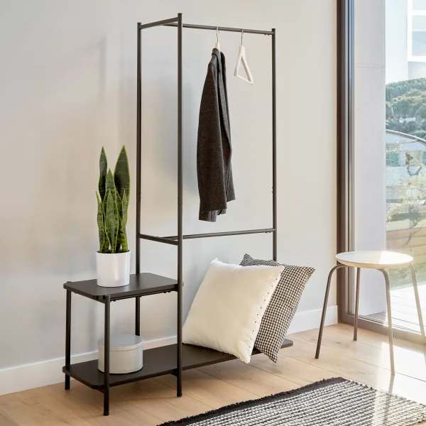 Kave Home Kledingrek Galatia 150 x 100cm - Zwart