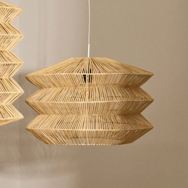 Kave Home Lampenkap Dakit Rotan, 60cm - Naturel