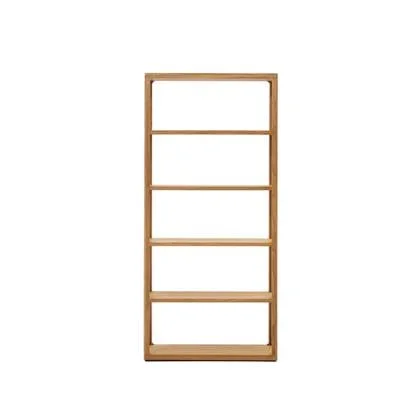 Kave Home - Maymai rekken met massief eiken structuur, 90 x 193 cm