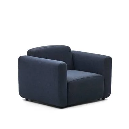 Kave Home - Neom modulaire fauteuil blauw