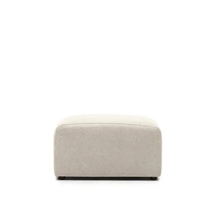 Kave Home - Neom voetsteun beige 75 x 64 cm