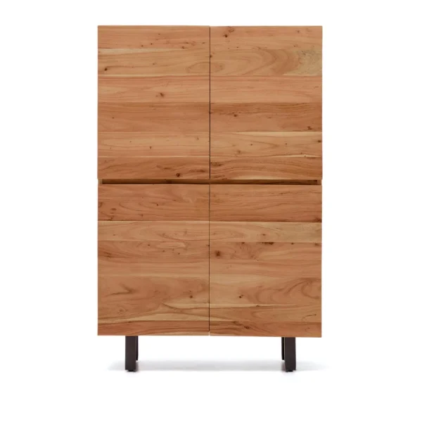 Kave Home Opbergkast Uxue Acaciahout, 155 x 100cm - Bruin