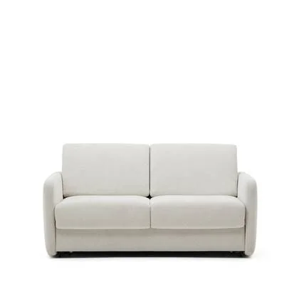 Kave Home - Parelkleurig 2-zitsslaapbank Nuala 184 cm