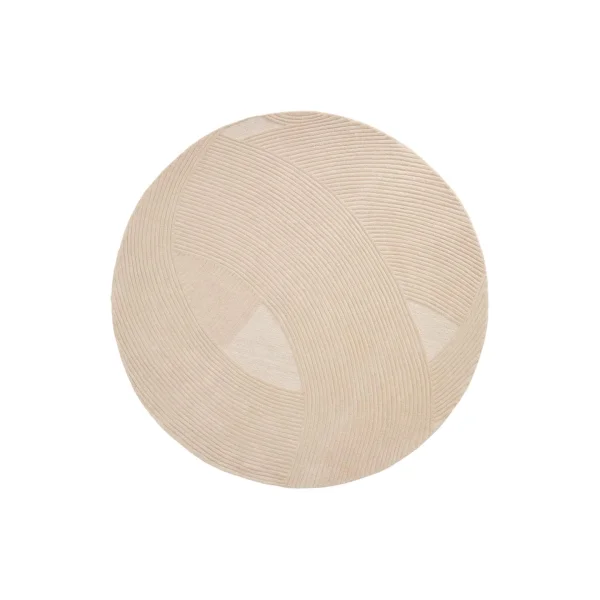 Kave Home Rond Vloerkleed Domm Wol, 200cm - Beige