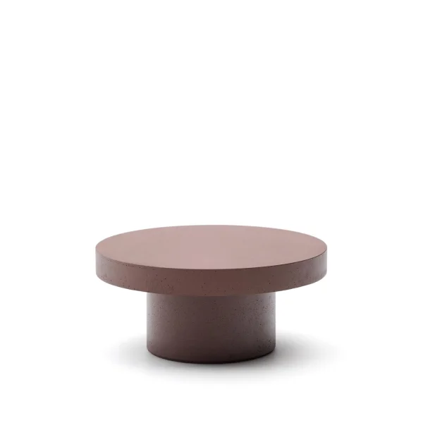 Kave Home Ronde Salontafel Aiguablava Beton - Terracotta