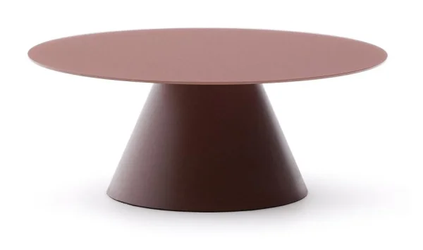 Kave Home Ronde Salontafel Wilshire 80cm - Terracotta