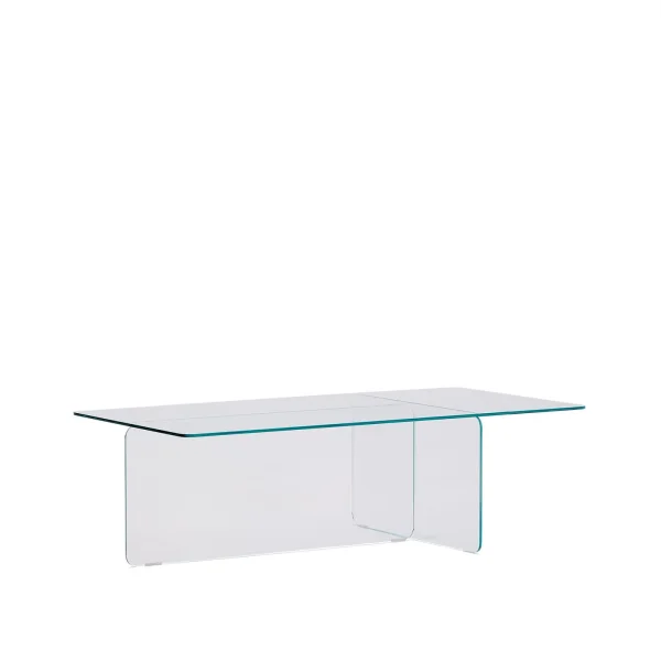 Kave Home Salontafel Zaren Glas, 120 x 60cm - Transparant