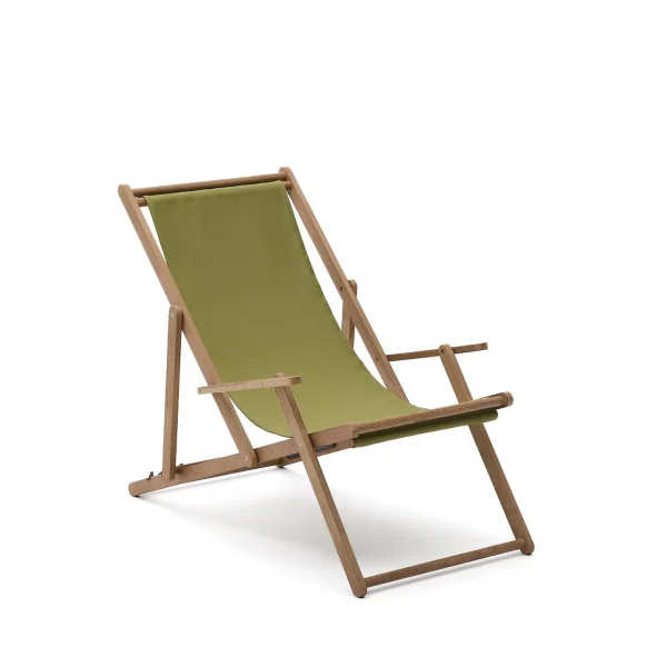 Kave Home Strandstoel Vilara Acaciahout - Groen