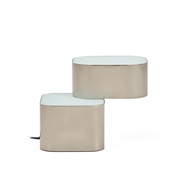 Kave Home Tafellamp Tandan 2-lamps - Grijs