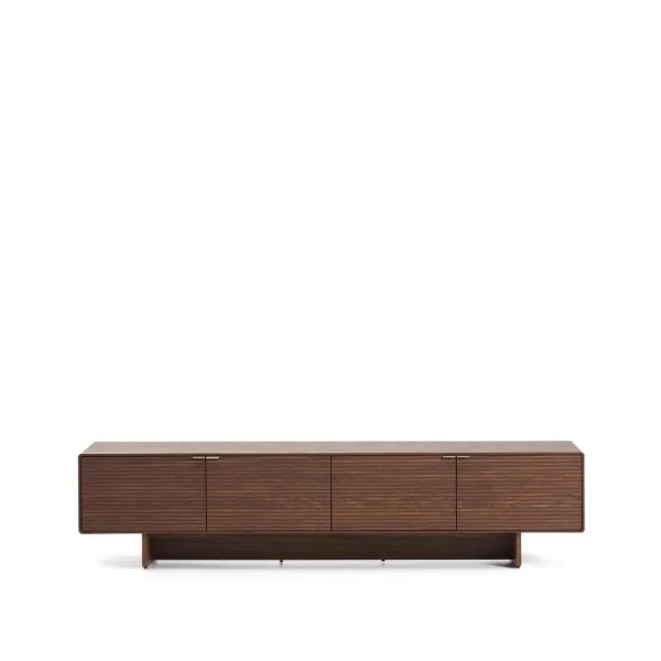 Kave Home TV-meubel Norlen Walnootfineer, 200cm - Bruin