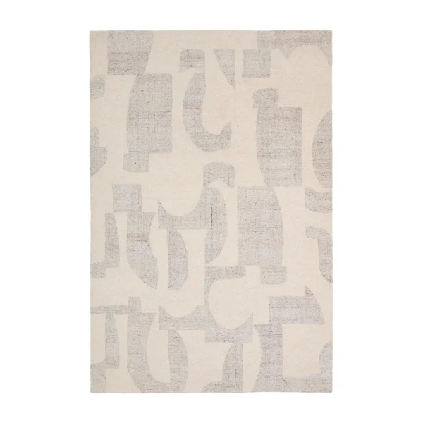 Kave Home Vloerkleed Norela Wolmix, 200 x 300cm - Lichtgrijs