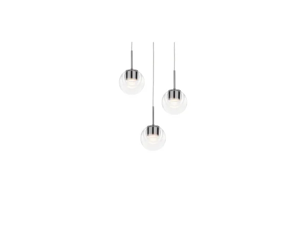 KDLN - Dew 3 Hanglamp Chrome KDLN