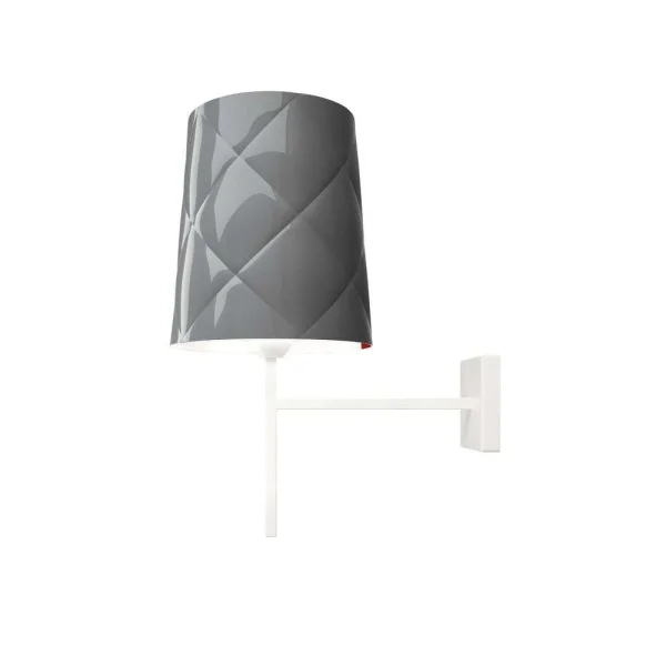 KDLN - New York Wandlamp Grey Chrome KDLN