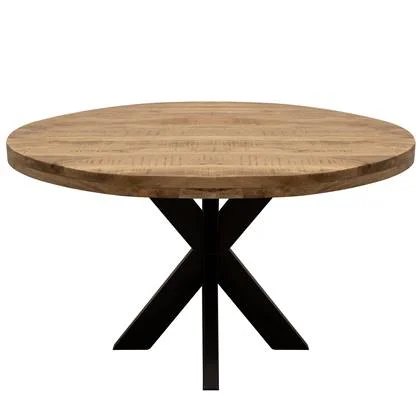 Kick eettafel Dax rond - 120cm - Mango