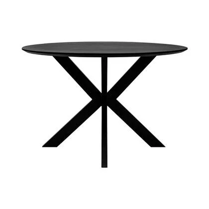 Kick eettafel Jake - 120cm - Zwart