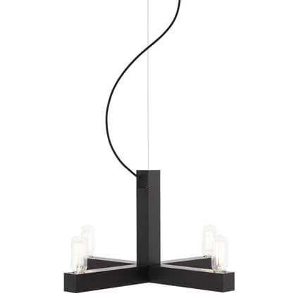 King Arthur kroonluchter Ø60 zwart