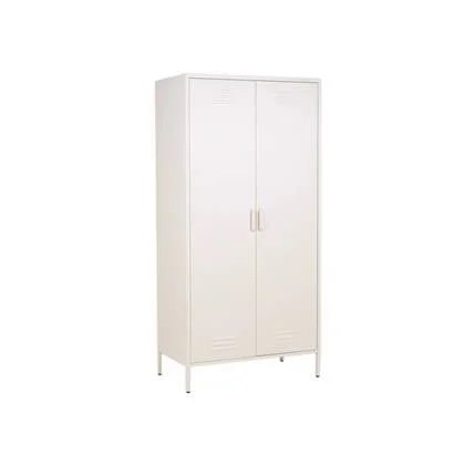 Kleding lockerkast Finn met 4 schappen ivoor