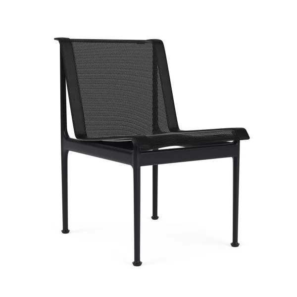 Knoll International 1966 eetkamerstoel zonder armleuningen - onyx