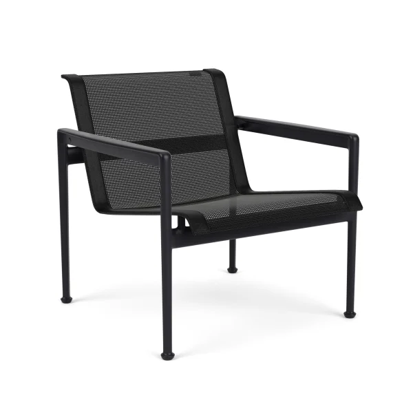 Knoll International 1966 Loungestoel met armleuningen - onyx