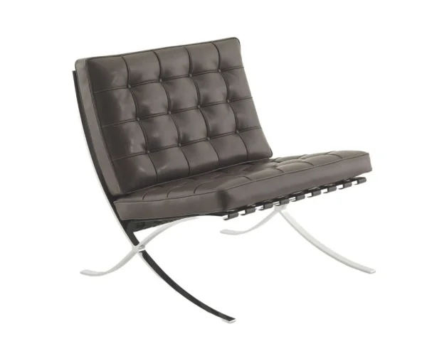 Knoll International Mies van der Rohe Barcelona Fauteuil - Venezia - donkerbruin - Relax