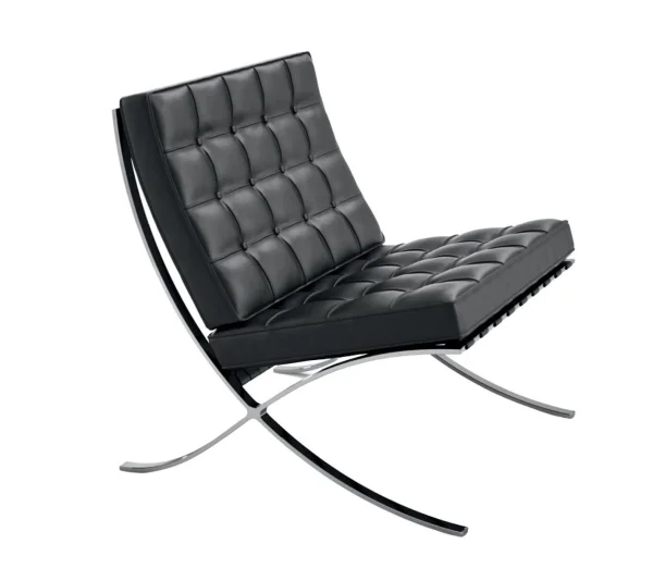 Knoll International Mies van der Rohe Barcelona Fauteuil - Venezia - zwart - Relax