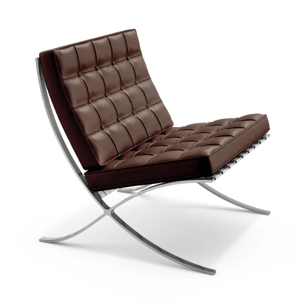 Knoll International Mies van der Rohe Barcelona Fauteuil - Volo Coffee-Bean - bruin - Relax