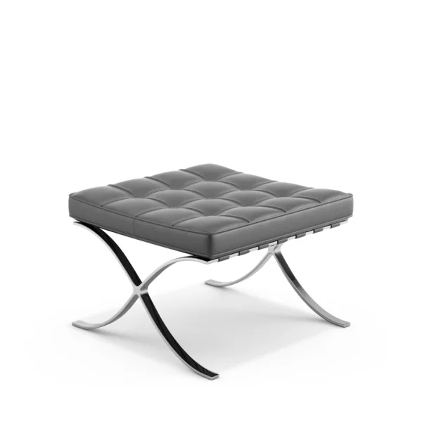 Knoll International Mies van der Rohe Barcelona Ottoman - Volo Cadet - donkergrijs - Relax