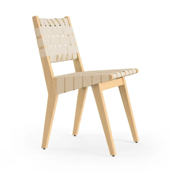 Knoll International Risom Side Stoel - crèmewit