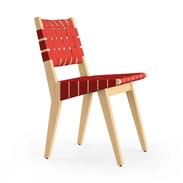 Knoll International Risom Side Stoel - rood