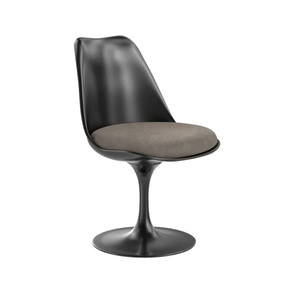 Knoll International Saarinen Tulip Stoel - zwart - Eva 177 - beige