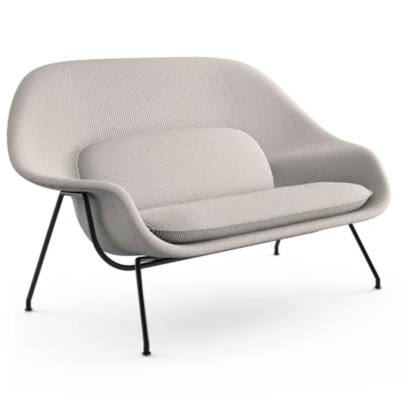 Knoll International Saarinen Womb Bank - Cato - zandgrijs - zwart - Relax - Polyester vulling