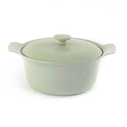 Kookpan met deksel 24 cm, Gietijzer, Groen - BergHOFF | Ron