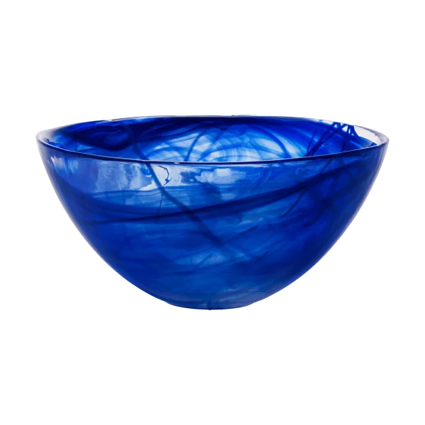 Kosta Boda Contrast kom 350 mm Blauw-blauw