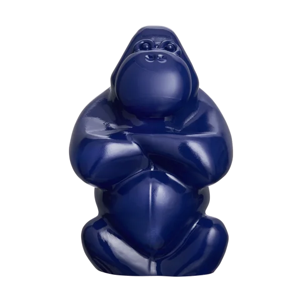 Kosta Boda Gabba Gabba Hey sculptuur 305 mm Klein blauw