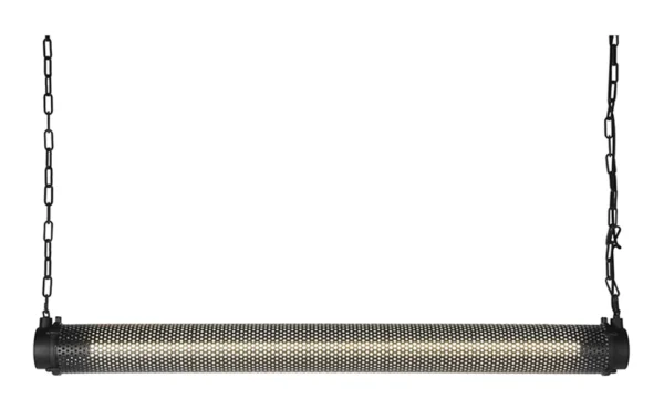 LABEL51 Hanglamp Tube, Metaal, 130cm - Zwart