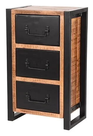 LABEL51 Ladekast Brussels Mangohout, 75 x 45cm - Rough