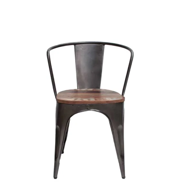 LABEL51 stoel Metaal - Grijs,Zwart