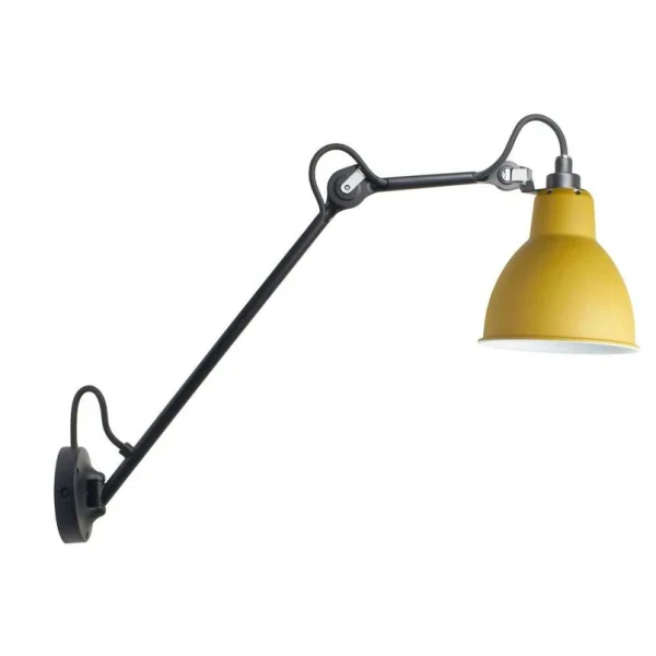 Lampe Gras - 122 Wandlamp Zwart/Yellow