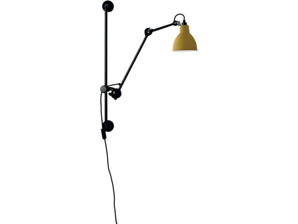 Lampe Gras - 210 Wandlamp Geel/Zwart Lampe Gras