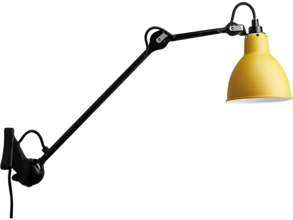 Lampe Gras - 222 Wandlamp Geel/Zwart Lampe Gras